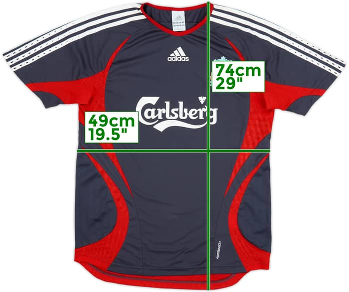 2006-07 Liverpool adidas Formotion Training Shirt - 9/10 - (M)