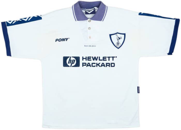 1995-97 Tottenham Home Shirt Sheringham #10 - 5/10 - (L)