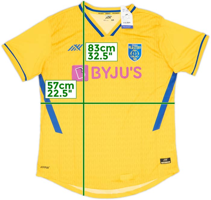 2021-22 Kerala Blasters Authentic Home Shirt (XXL)