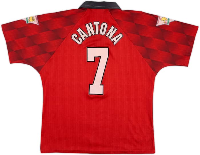 1996-98 Manchester United Home Shirt Cantona #7 - 5/10 - (M)