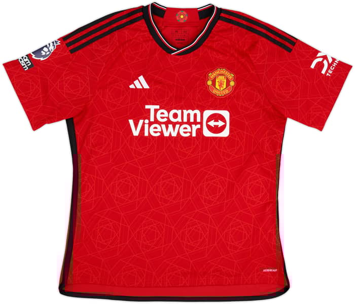 2023-24 Manchester United Home Shirt Garnacho #17 - 9/10 - (XL)