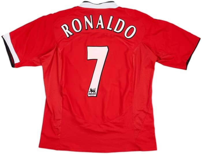 2004-06 Manchester United Home Shirt Ronaldo #7 - 6/10 - (L)