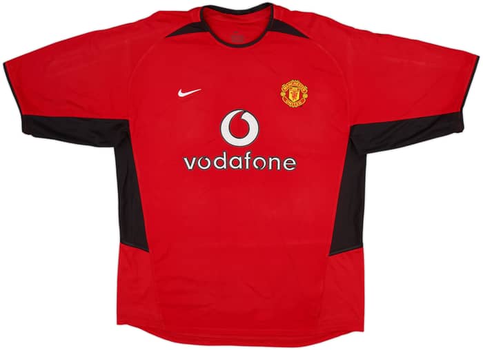 2002-04 Manchester United Home Shirt Ronaldo #7 - 6/10 - (L)