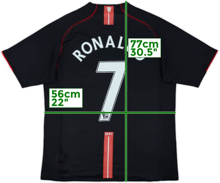 2007-08 Manchester United Away Shirt Ronaldo #7 - 5/10 - (L)