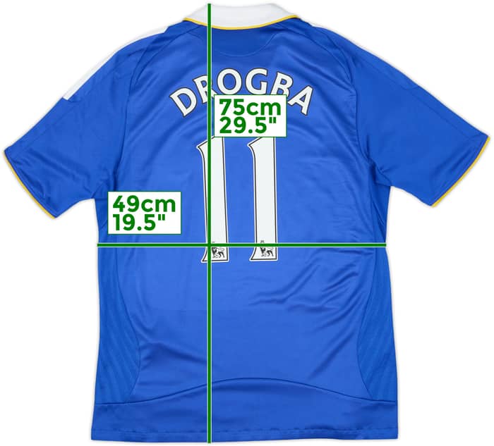 2008-09 Chelsea Camiseta Local Drogba #11 - 8/10 - (M)