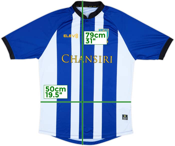 2018-19 Sheffield Wednesday Home Shirt #18 - 8/10 - (XL)