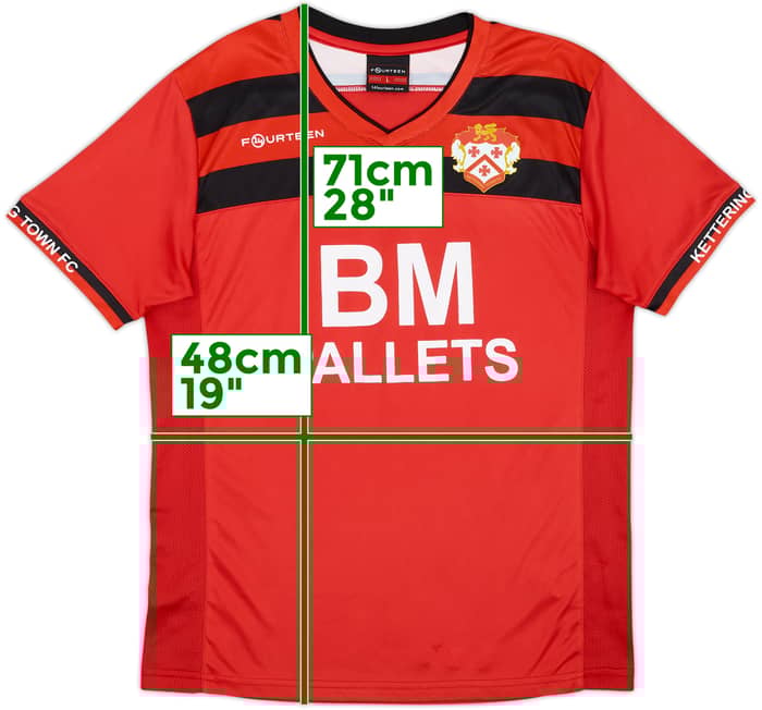 2017-18 Kettering Town Home Shirt - 8/10 - (L)