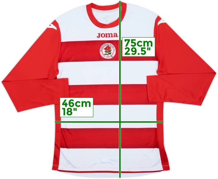 2016-17 Bonnyrigg Rose Home L/S Shirt - 8/10 - (M)