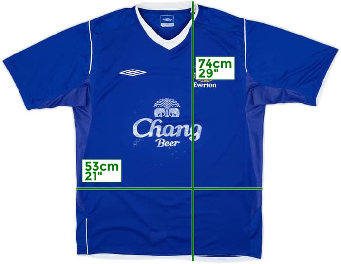 2004-05 Everton Camiseta Local - 5/10 - (L)