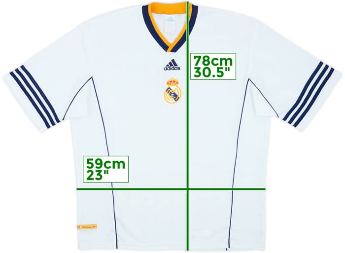 1999-00 Real Madrid adidas Training Shirt - 8/10 - (XL)