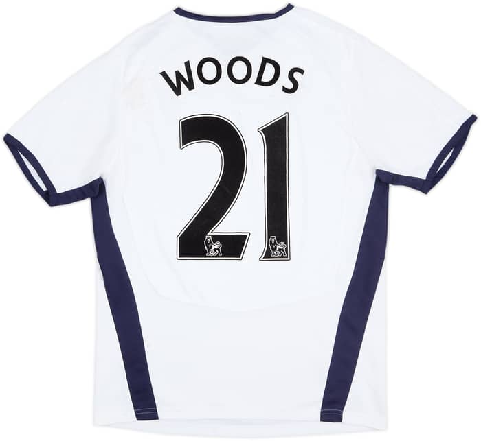 2008-09 Tottenham Home Shirt Woods #21 - 5/10 - (L)