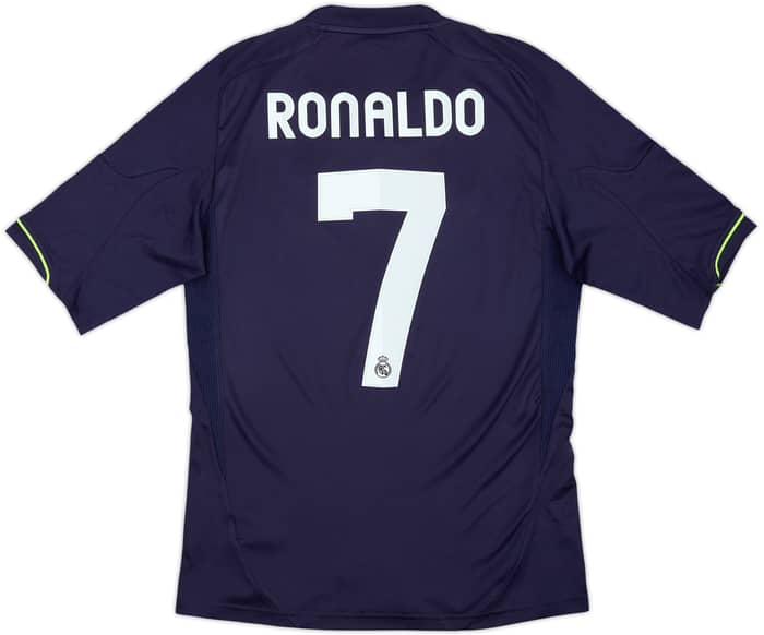 Camiseta de visitante del Real Madrid 2012-13 Ronaldo #7 - 6/10 - (S)