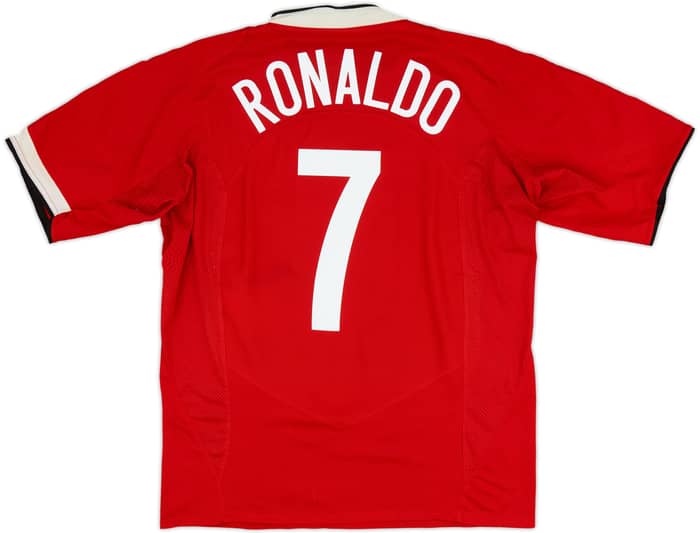 2004-06 Manchester United Home Shirt Ronaldo #7 - 5/10 - (L)