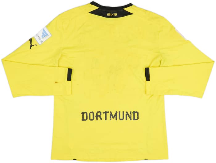 2013-14 Borussia Dortmund Home L/S Shirt - 4/10 - (XL)