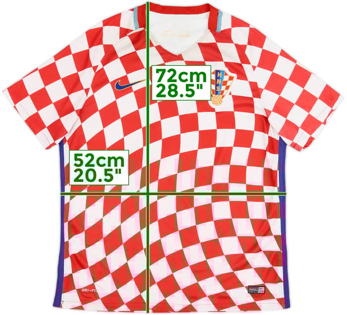 2016-18 Croatia Home Shirt - 5/10 - (L)