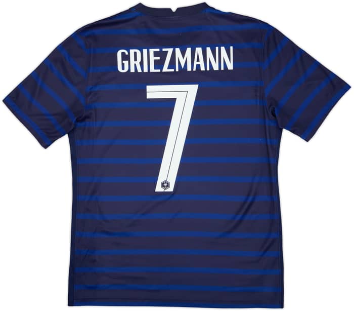 2020-21 France Home Shirt Griezmann #7 - 8/10 - (M)