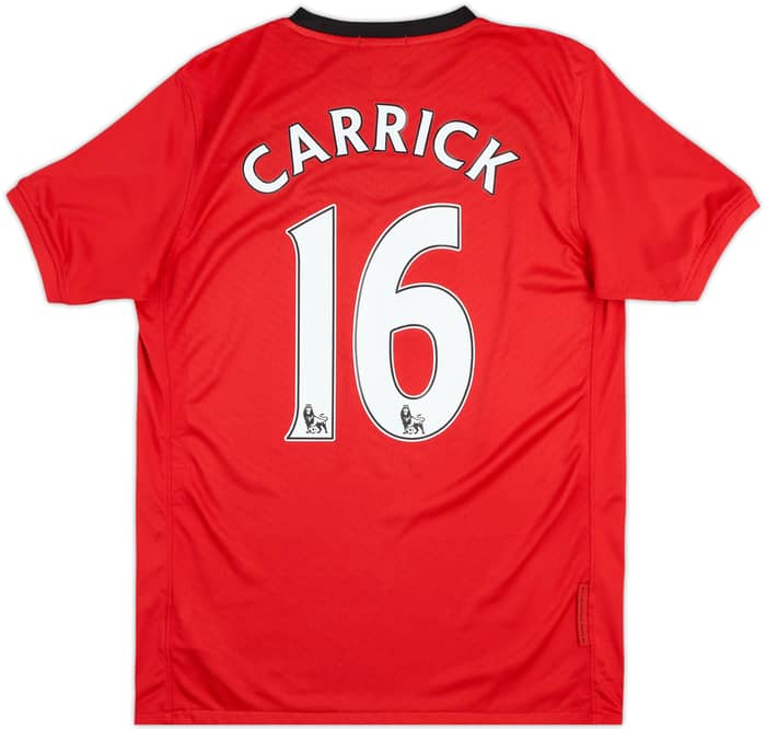 2009-10 Manchester United Home Shirt Carrick #16 - 8/10 - (XL.Boys)