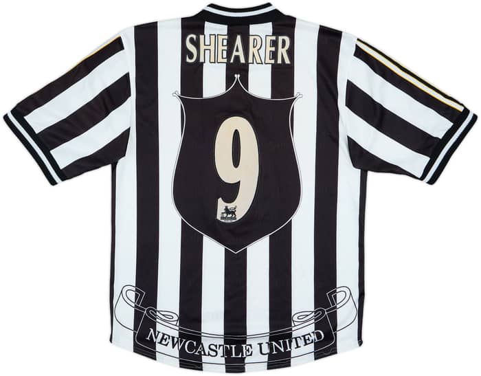 1997-99 Newcastle Home Shirt Shearer #9 - 7/10 - (M)
