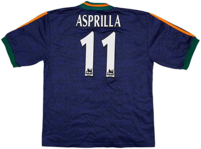 1997-98 Newcastle Camiseta Visitante Asprilla #11 - 8/10 - (M)