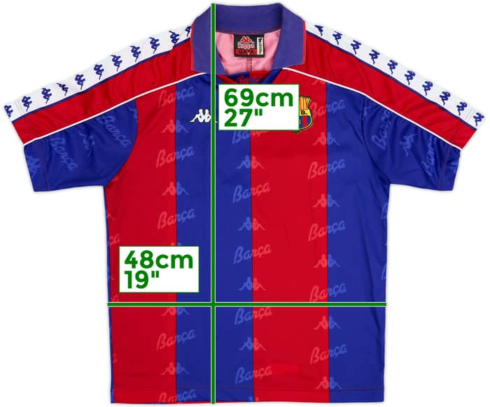 1992-95 Barcelona Home Shirt - 8/10 - (S)