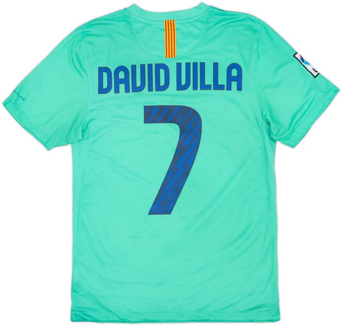 2010-11 Barcelona Away Shirt David Villa #7 - 9/10 - (S)