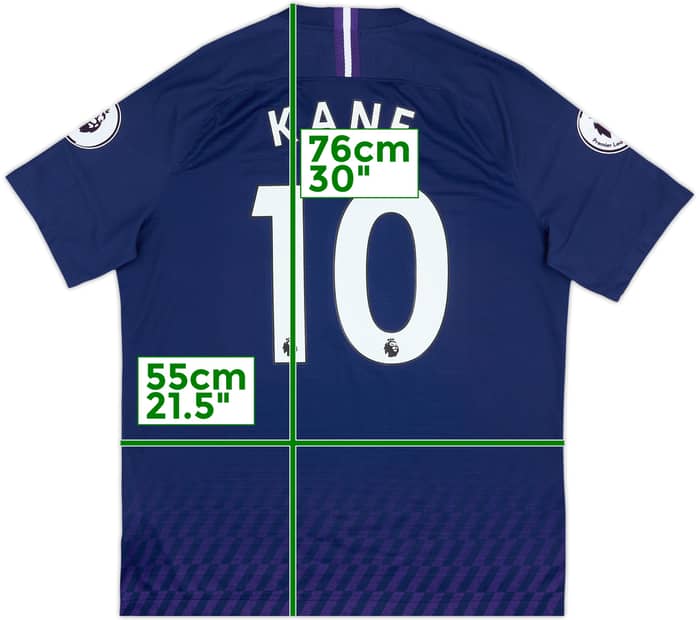 2019-20 Tottenham Authentic Away Shirt Kane #10 - 10/10 - (XL)