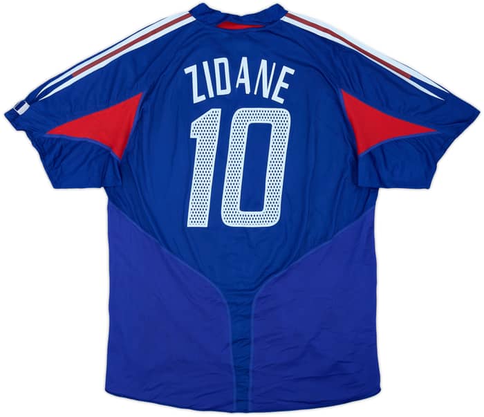 2004-06 France Home Shirt Zidane #10 - 6/10 - (XL)