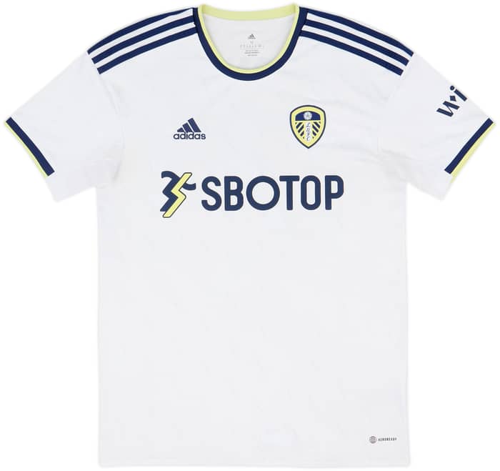 Camiseta de local del Leeds United 2022-23 Aaronson #7 - 6/10 - (M)