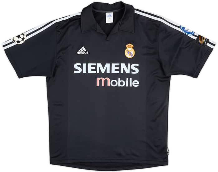 2002-03 Real Madrid Centenary Away Shirt Zidane #5 - 8/10 - (M)