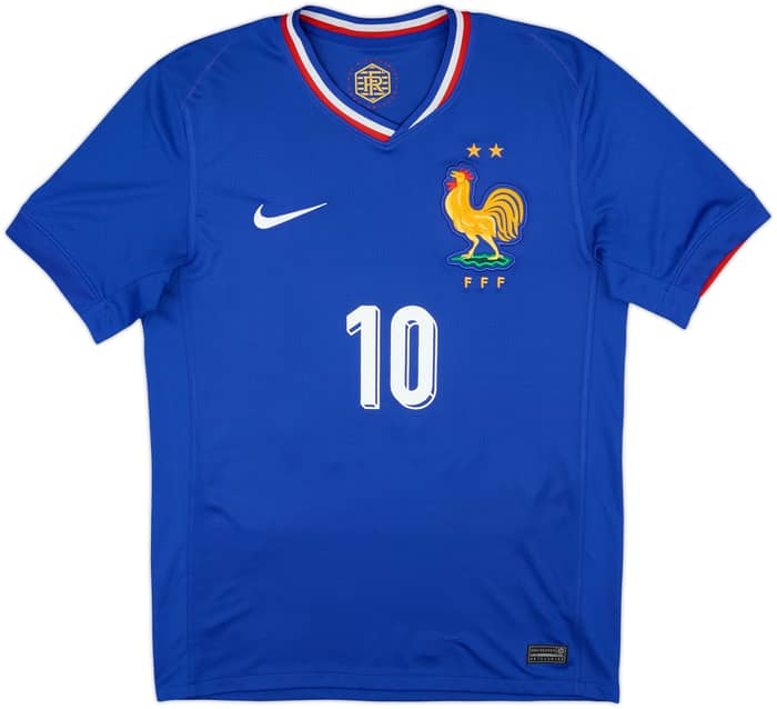 2024-25 France Home Shirt Mbappe #10 - 8/10 - (S)