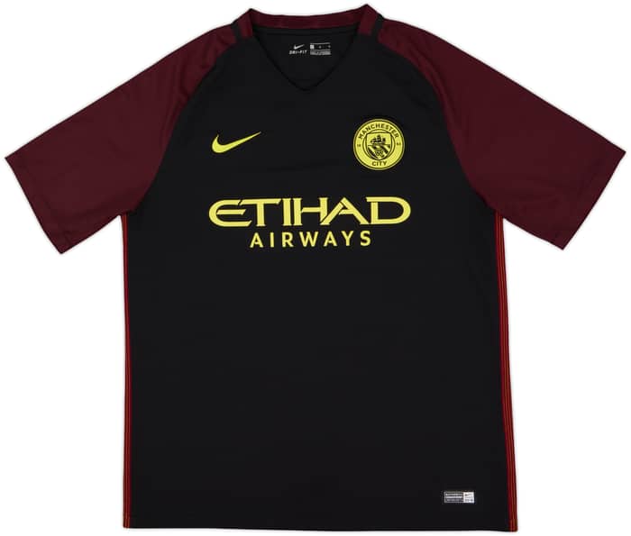 2016-17 Manchester City Away Shirt De Bruyne #17 - 9/10 - (L)