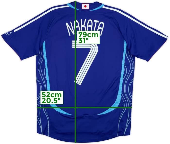 2006-08 Japan Home Shirt Nakata #7 - 10/10 - (M)
