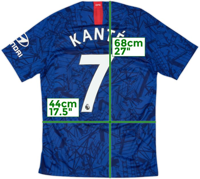 2019-20 Chelsea Home Shirt Kante #7 - 8/10 - (S)