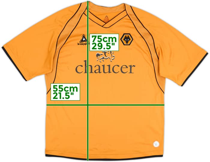 2006-08 Wolves Home Shirt - 7/10 - (L)