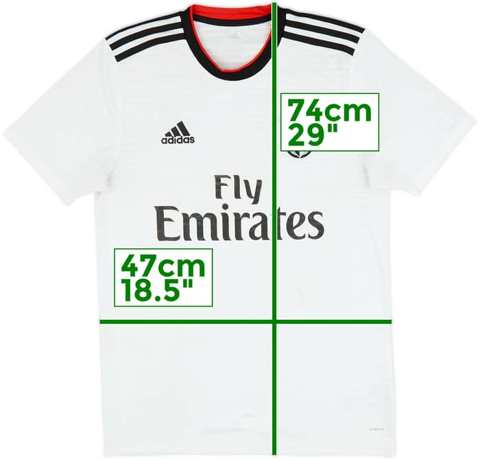 2018-19 Benfica Away Shirt - 6/10 - (S)