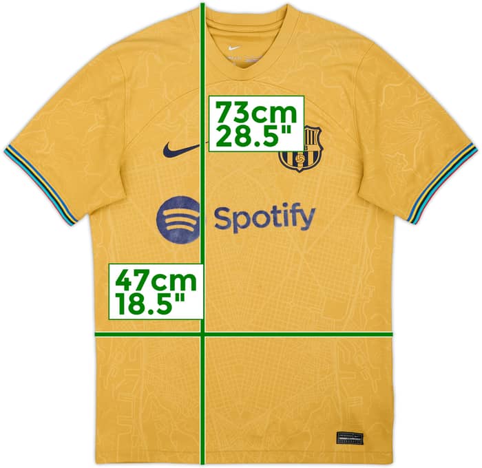 2022-23 Barcelona Away Shirt - 6/10 - (S)