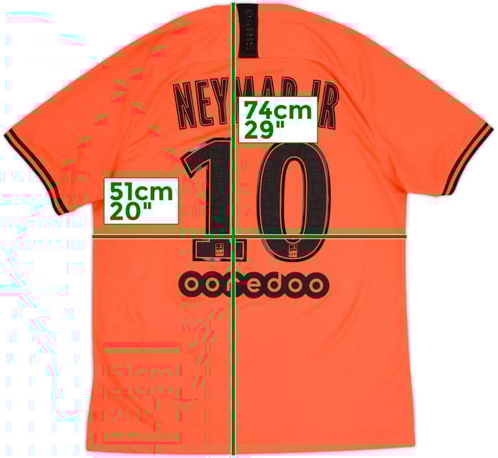 2019-20 Paris Saint-Germain Away Shirt Neymar Jr #10 - 10/10 - (L)