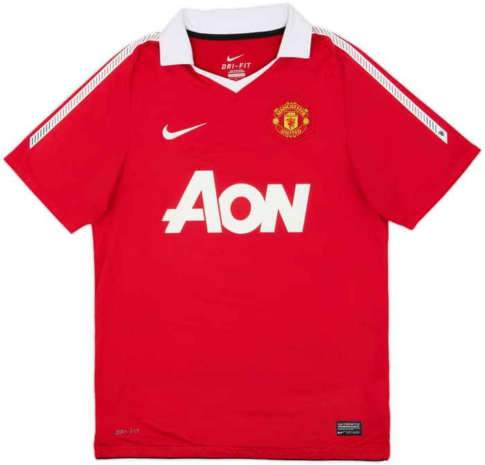 2010-11 Manchester United Home Shirt Rooney #10 - 9/10 - (S)
