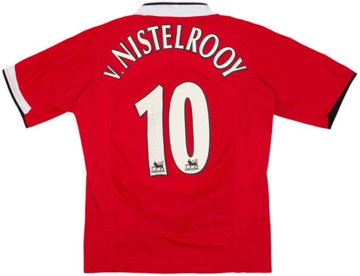 2004-06 Manchester United Home Shirt V.Nistelrooy #10 - 7/10 - (S)