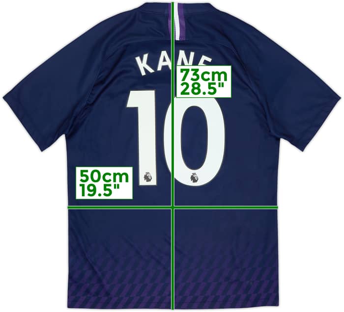 2019-20 Tottenham Away Shirt Kane #10 - 7/10 - (M)