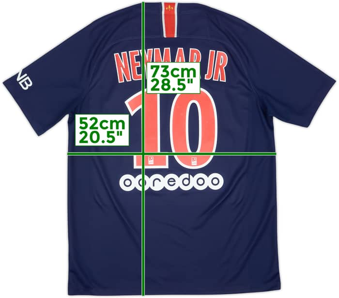 2018-19 Paris Saint-Germain Home Shirt Neymar Jr #10 - 6/10 - (L)