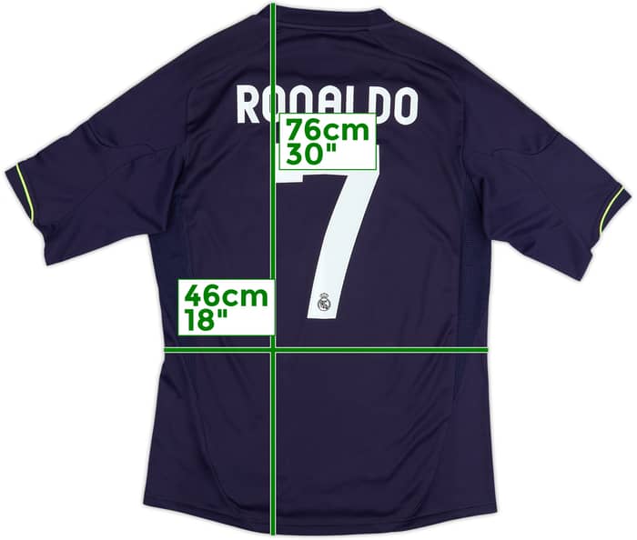 2012-13 Real Madrid Away Shirt Ronaldo #7 - 6/10 - (M)