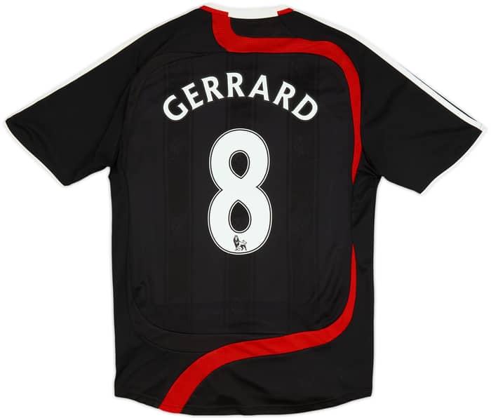 2007-08 Liverpool Third Shirt Gerrard #8 - 6/10 - (M)
