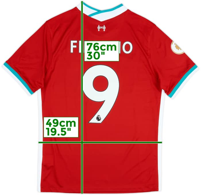 2020-21 Liverpool Home Shirt Firmino #9 - 10/10 - (M)