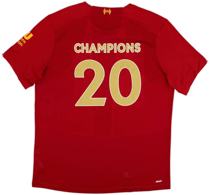 2019-20 Liverpool Home Shirt Champions #20 - 9/10 - (XL)