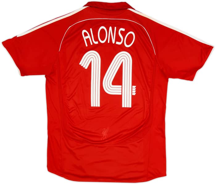 2006-08 Liverpool Home Shirt Alonso #14 - 5/10 - (L)