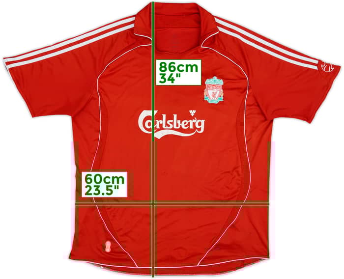2006-08 Liverpool Home Shirt - 4/10 - (XL)