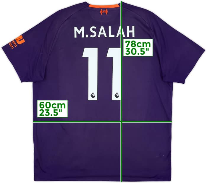 2018-19 Liverpool Away Shirt M.Salah #11 - 6/10 - (XL)