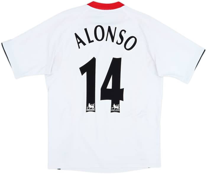 2005-06 Liverpool Away Shirt Alonso #14 - 6/10 - (L)