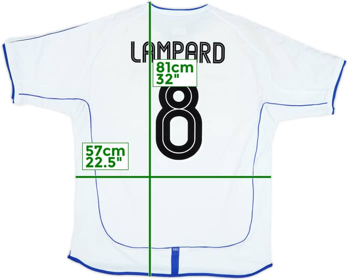 2001-03 Chelsea Away Shirt Lampard #8 - 6/10 - (XL)